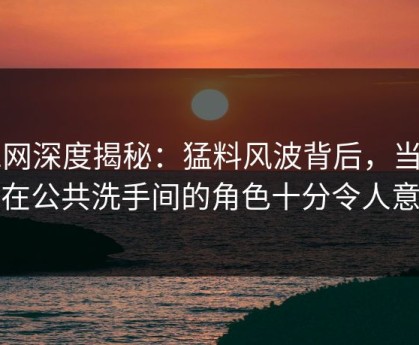 91网深度揭秘：猛料风波背后，当事人在公共洗手间的角色十分令人意外
