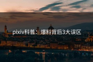 pixiv科普：爆料背后3大误区